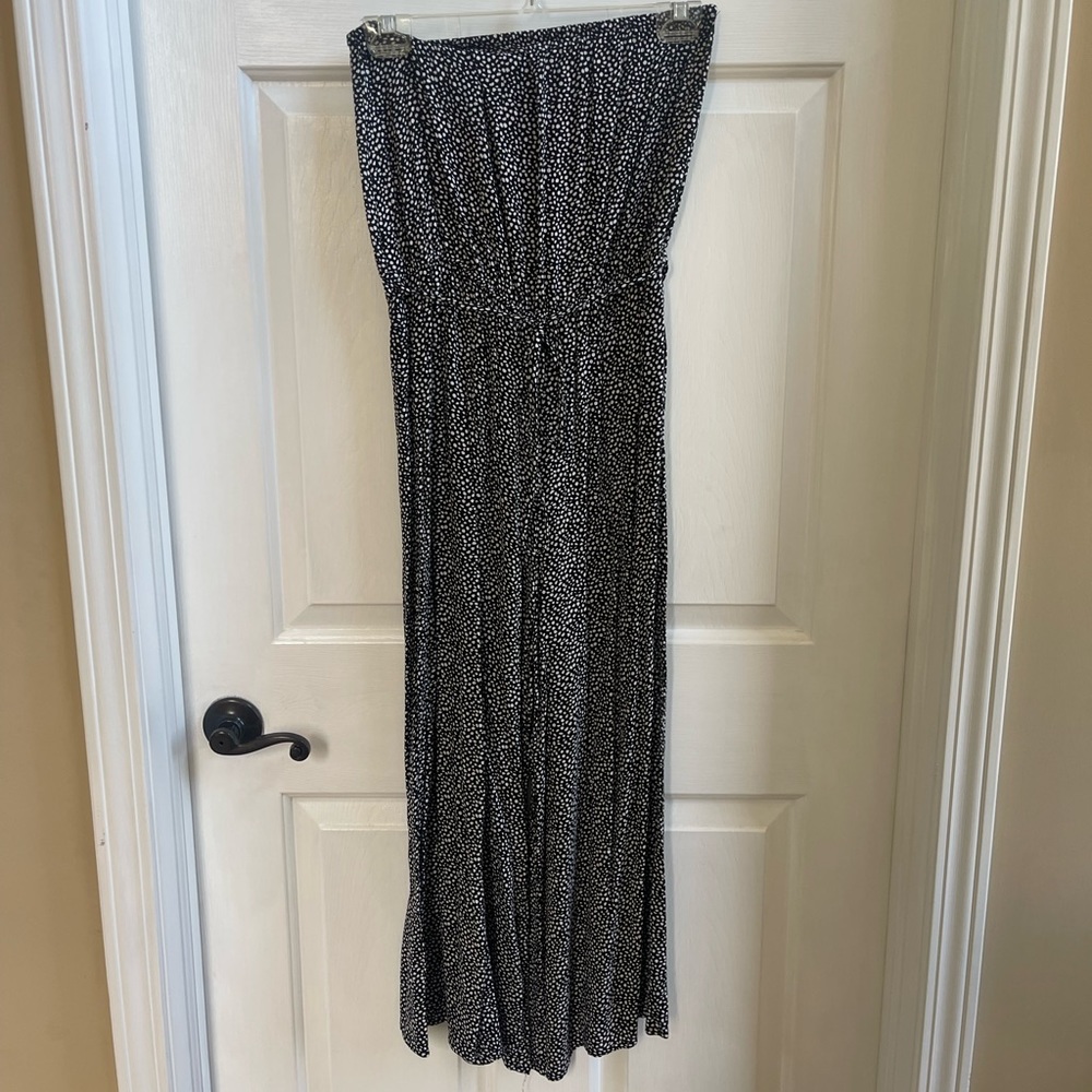 Black and white jumpsuit